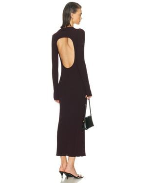Helmut Lang Open Back Dress - Black
