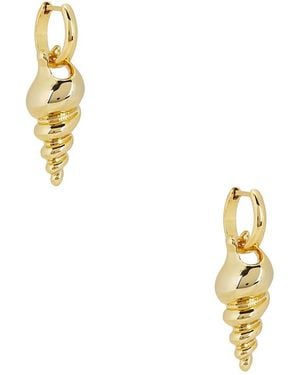 Roxanne Assoulin Conch Earrings - Metallic