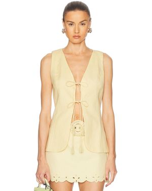 Hemant & Nandita Nain Vest - Natural