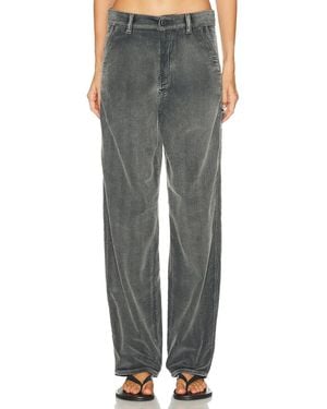 Miu Miu Velluto Old Pant - Gray