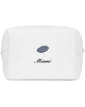 Abode Miami Waffle Pouch - White
