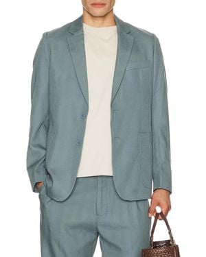 Percival Lyocell Regular Blazer - Blue