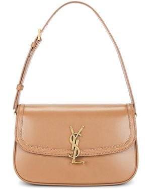 Saint Laurent Medium Solferino Bag - Natural