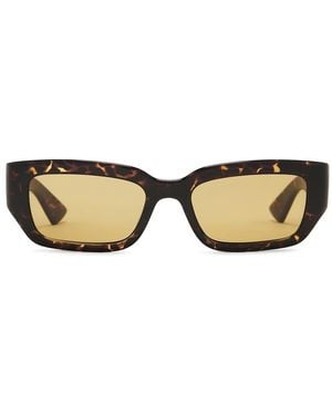 Bottega Veneta Rectangular Sunglasses - Natural