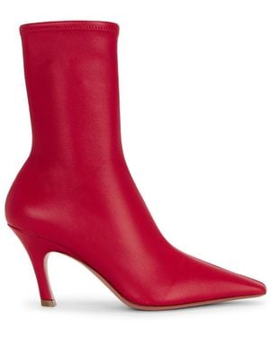 AMINA MUADDI Jamie Nappa 80 Boot - Red