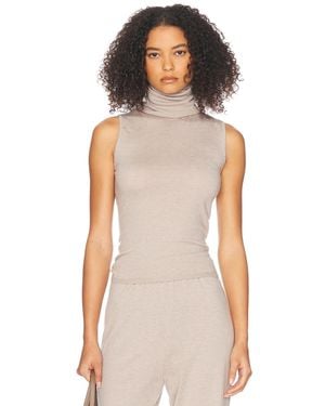 Helsa Faye Knit Top - Gray