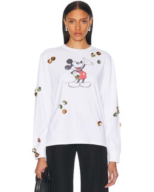 Coperni X Disney Mickey Long Sleeve Top - White