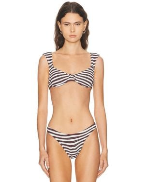 Bondeye Georgia Balconette Bikini Top - Black
