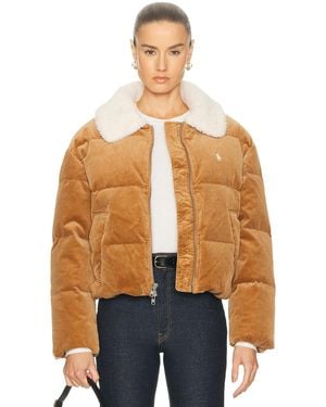 Polo Ralph Lauren Corduroy Fleece Jacket - Blue