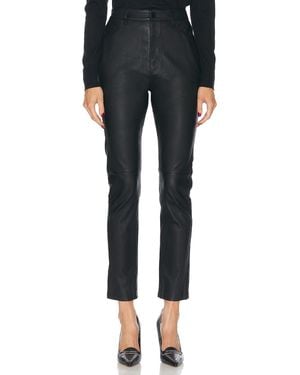 RENGGLI Leather Pant - Black