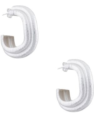 VALÉRE Wave Earrings - White