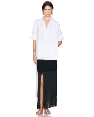 Alaïa Alaϊa Asymmetric Shirt - White