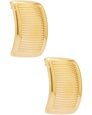 Mega Planche Earrings - Metallic