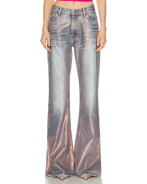 Acne Studios 2025F Glitter Dawn Flare Leg - Blue