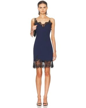 STAUD Nadia Mini Dress - Blue