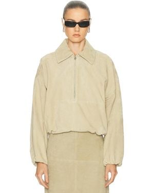 SRG Elenore Suede Jacket - Natural