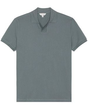 Club Monaco Johnny Collar Polo - Blue