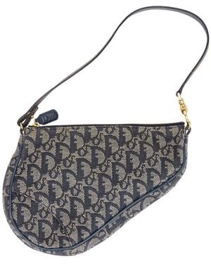 Dior Issimo Pochette Saddle Bag - Blue