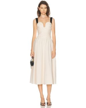 LPA Leisl Midi Dress - White