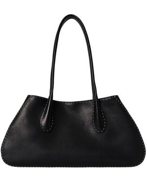 The Row Alger Shoulder Bag - Black