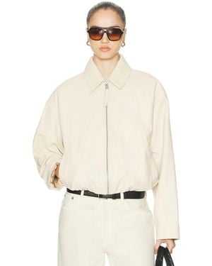 Arma Loua Smooth Leather Jacket - Natural