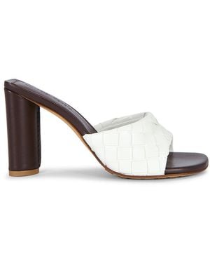 Bottega Veneta Livia Mule Sandal - White