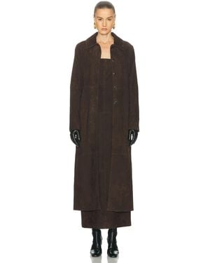 SRG Bruno Suede Coat - Black