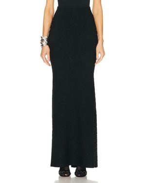 Alaïa Alaïa Long Skirt - Black