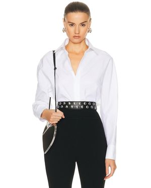 Alaïa Alaïa Poplin Shirt - White