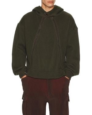 Isa Boulder Triangle Zip Hoodie - Green