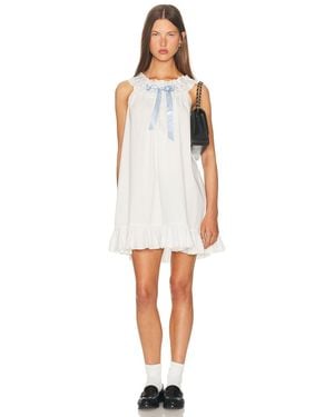 Helsa Summer Vintage Nightgown - White