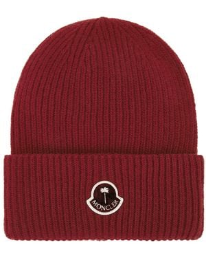Moncler Genius X Palm Angels Beanie - Red