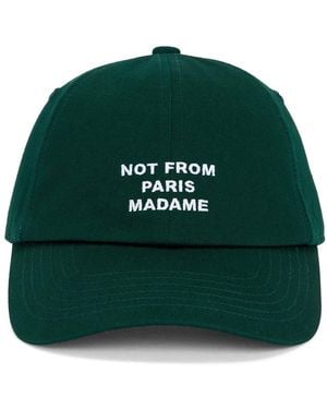 Drole de Monsieur La Casquette Slogan Hat - Green