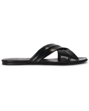 KHAITE Liria Flat Sandal - Black