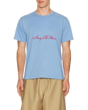JW Anderson Among The Flowers T-Shirt - Blue