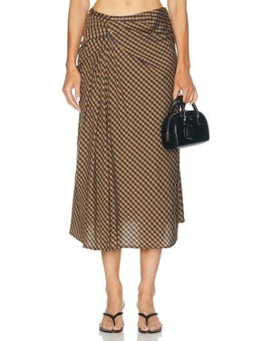 A.L.C. Jean Skirt - Brown