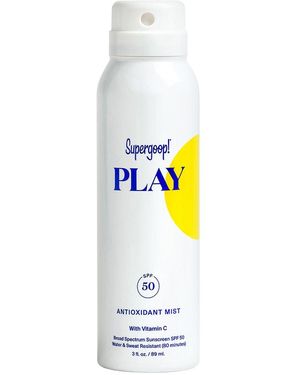 Supergoop Play Antioxidant Body Mist Spf 50 3 Oz - White