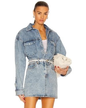 Wardrobe NYC Denim Jacket - Blue