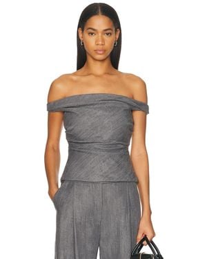 The Sei Off Shoulder Top - Black