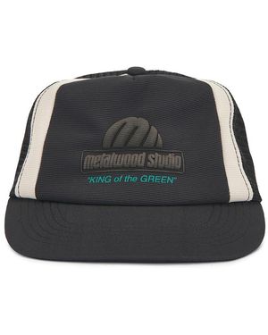 METALWOOD STUDIO King Of The Greens Trucker Hat - Black