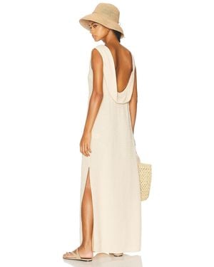 Matteau Cowl Back Dress - Natural