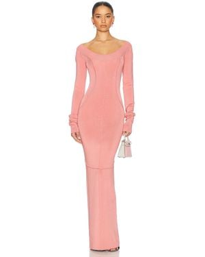 Helsa Scarlet Maxi Knit Dress - Pink