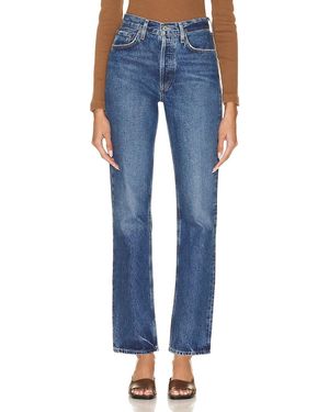 Agolde Lana Mid Rise Vintage Straight - Blue