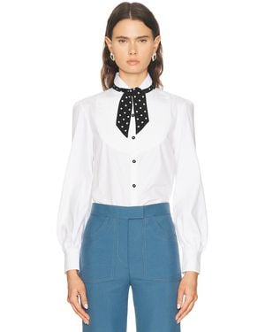 Valentino Cotton Popeline Shirt - Gray