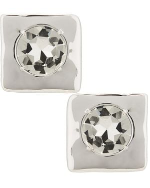 retroféte Nikki Pearl Earrings - Metallic