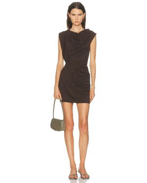 Entire studios Twist Mini Dress - Black