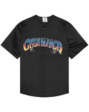 Black CASABLANCA Shirts for Men | Lyst Black CASABLANCA Shirts for Men | Lyst