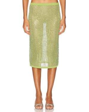 Christopher Esber Cirrus Straight Skirt - Green