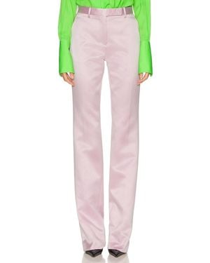 Tom Ford Duchesse Tailored Straight Pant - Pink