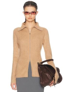 Acne Studios Klango Plush Cardigan - Natural